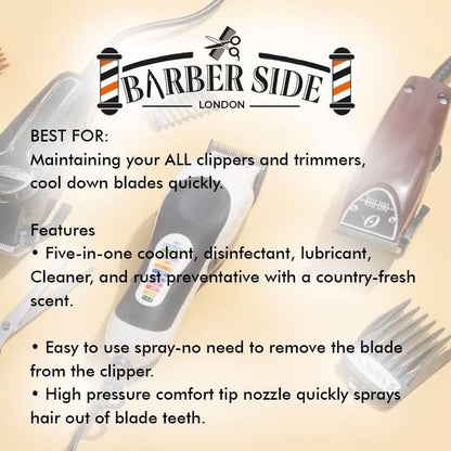 Ican London Barber Side Hair Clipper Spray