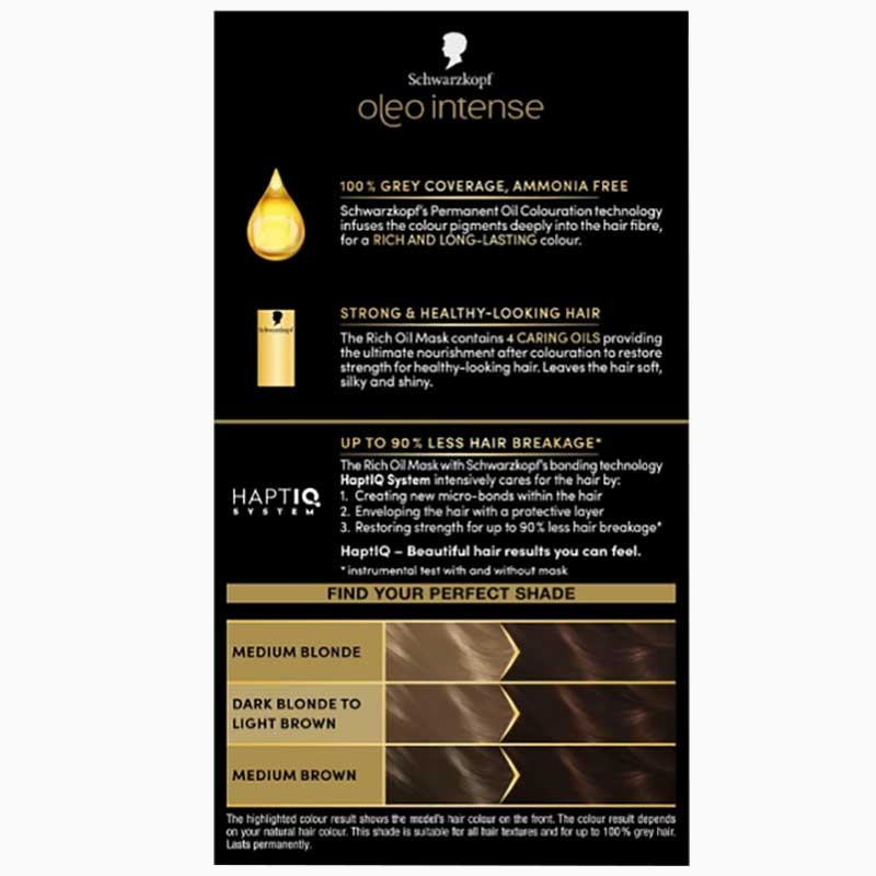 Schwarzkopf Oleo Intense Permanent Oil Colouration - 4 86 Chocolate Brown