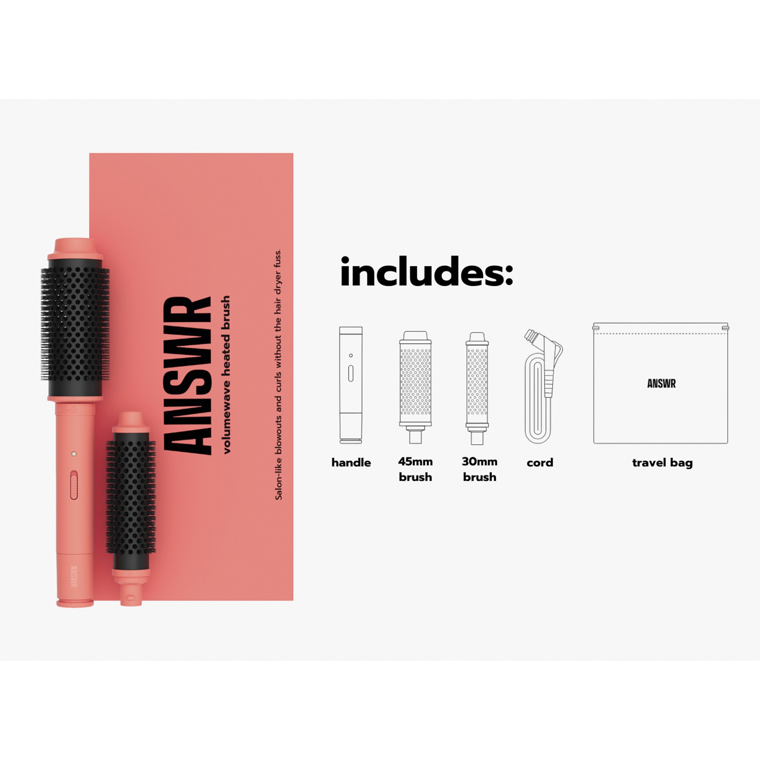 ANSWR Volumewave Heated Brush