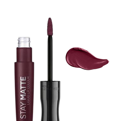 RimmelStayMatteLiquidLipColour810PlumThisShow2