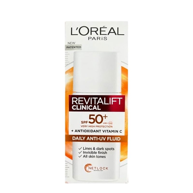 Loreal Revitalift Clinical Daily Anti UV Fluid SPF 50 Plus