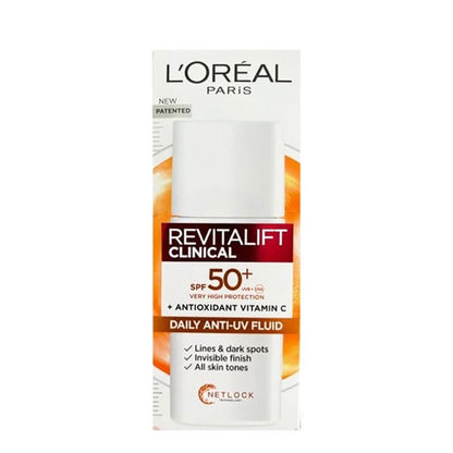 Loreal Revitalift Clinical Daily Anti UV Fluid SPF 50 Plus