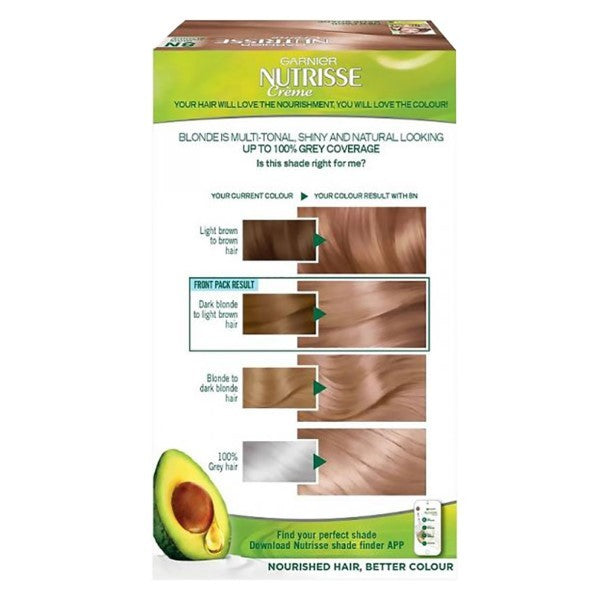 Nutrisse Creme Permanent Nourishing Hair Color 8N Nude Medium Blonde