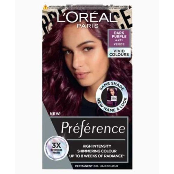 Preference High Intensity Permanent Gel Hair Colour Dark Purple