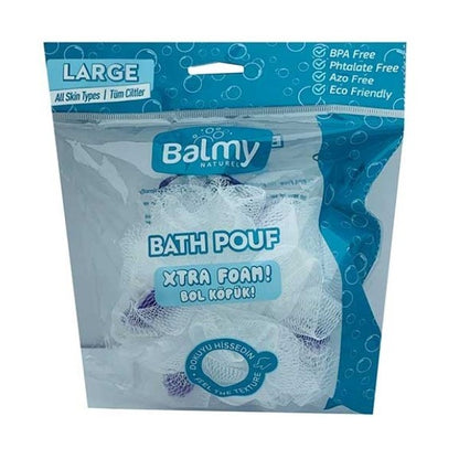 Balmy Easy Foaming Bath Pouf Large