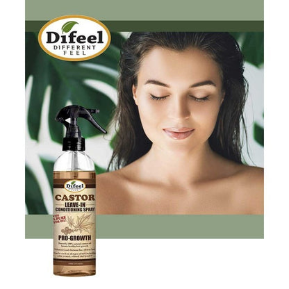 Difeel Pure Castor Oil Pro Growth Leave In Conditioning Spray
