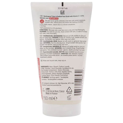 Neutrogena Clear And Radiant Face Scrub