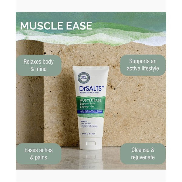 Dr Salts Muscle Ease Epsom Salts Shower Gel