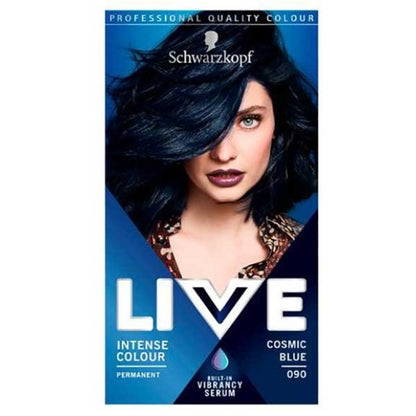 Live Color Intense Permanent Colours 090 Cosmic Blue