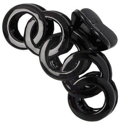 Circles Design Black Clamp 8144