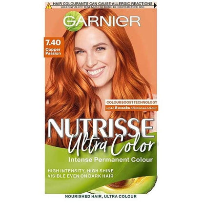 Nutrisse Ultra Color Intense Permanent Color 7.40 Copper Passion