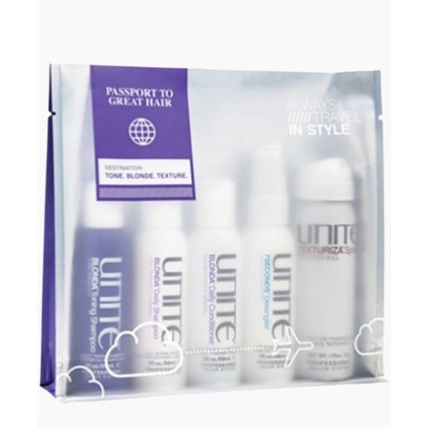 Passport To Great Hair Destination Tone Blonde Travel Kit