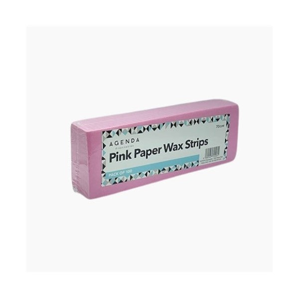 Agenda Disposables Paper Wax Pink Strips