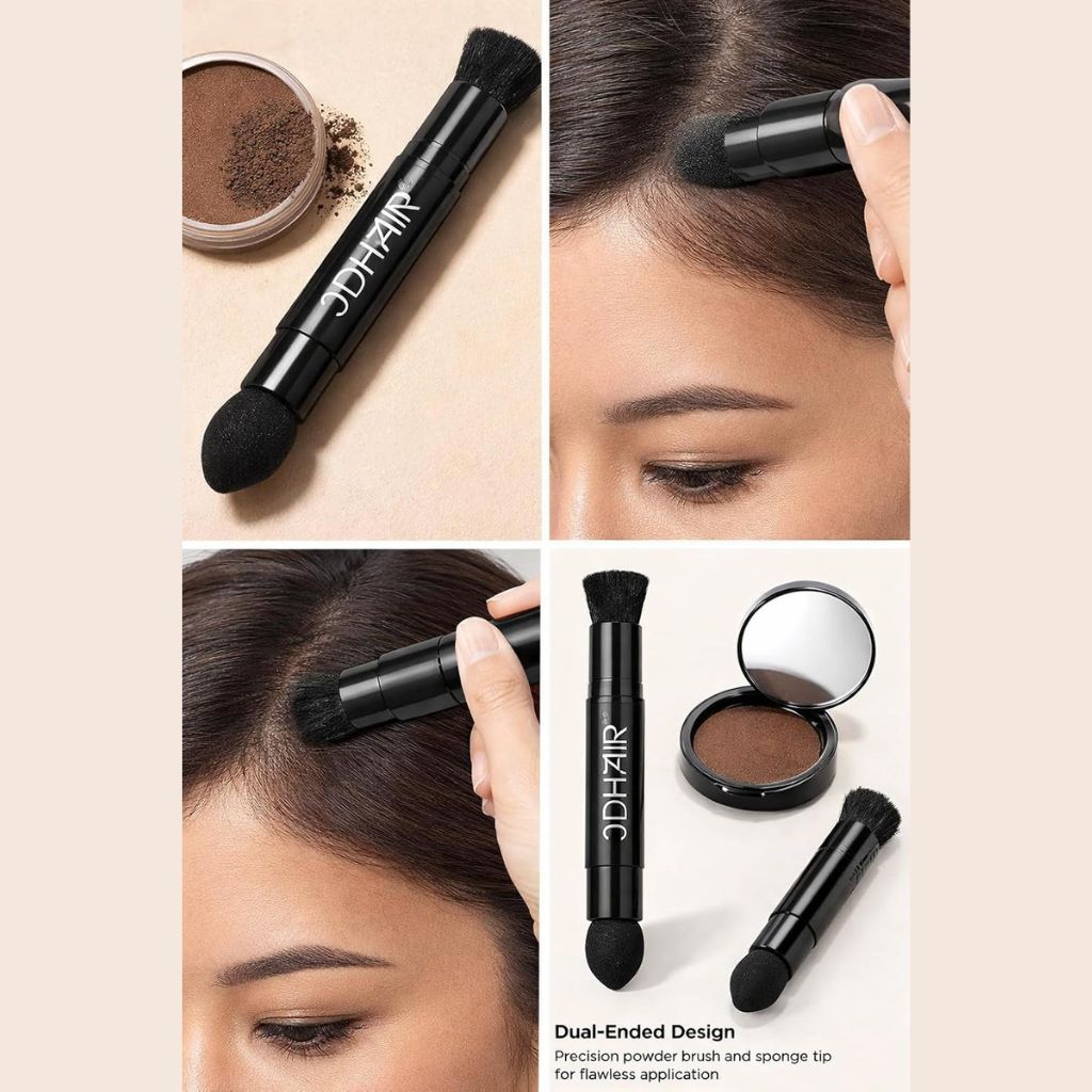 3D Hair  Dual Ended Hairline Powder Brush