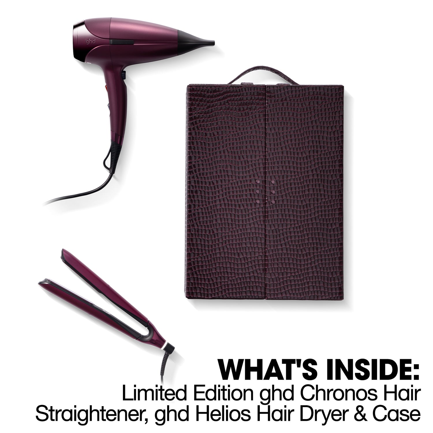 GHD Deluxe Set Chronos Professional HD Motion Responsive Helios Hair Dryer