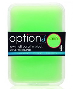 Options Tea Tree Oil Low Melt Paraffin Block