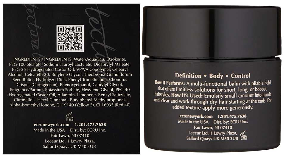 ECRU Texture Styling Balm