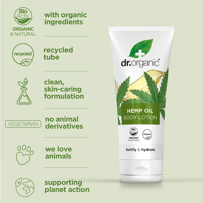 Bioactive Skincare Organic Hemp Oil Body Lotion