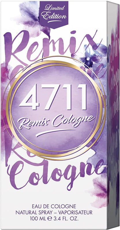House of 4711 Remix Lavender cologne for him, Eau de Cologne bottle with lavender scent and sleek design.