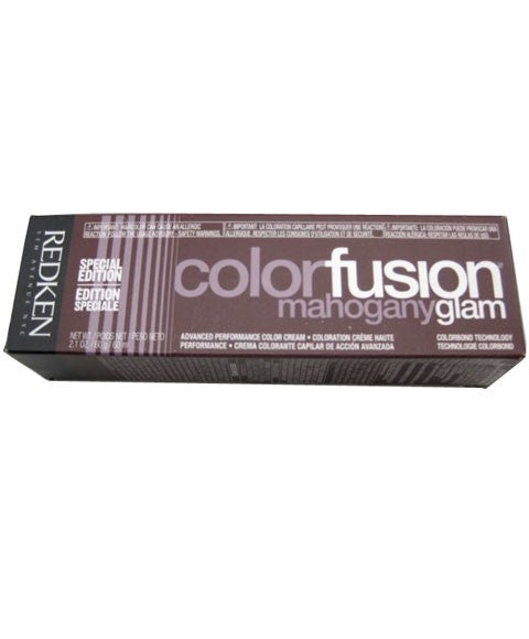 Color Fusion Mahogany Glam Hair Color Creme