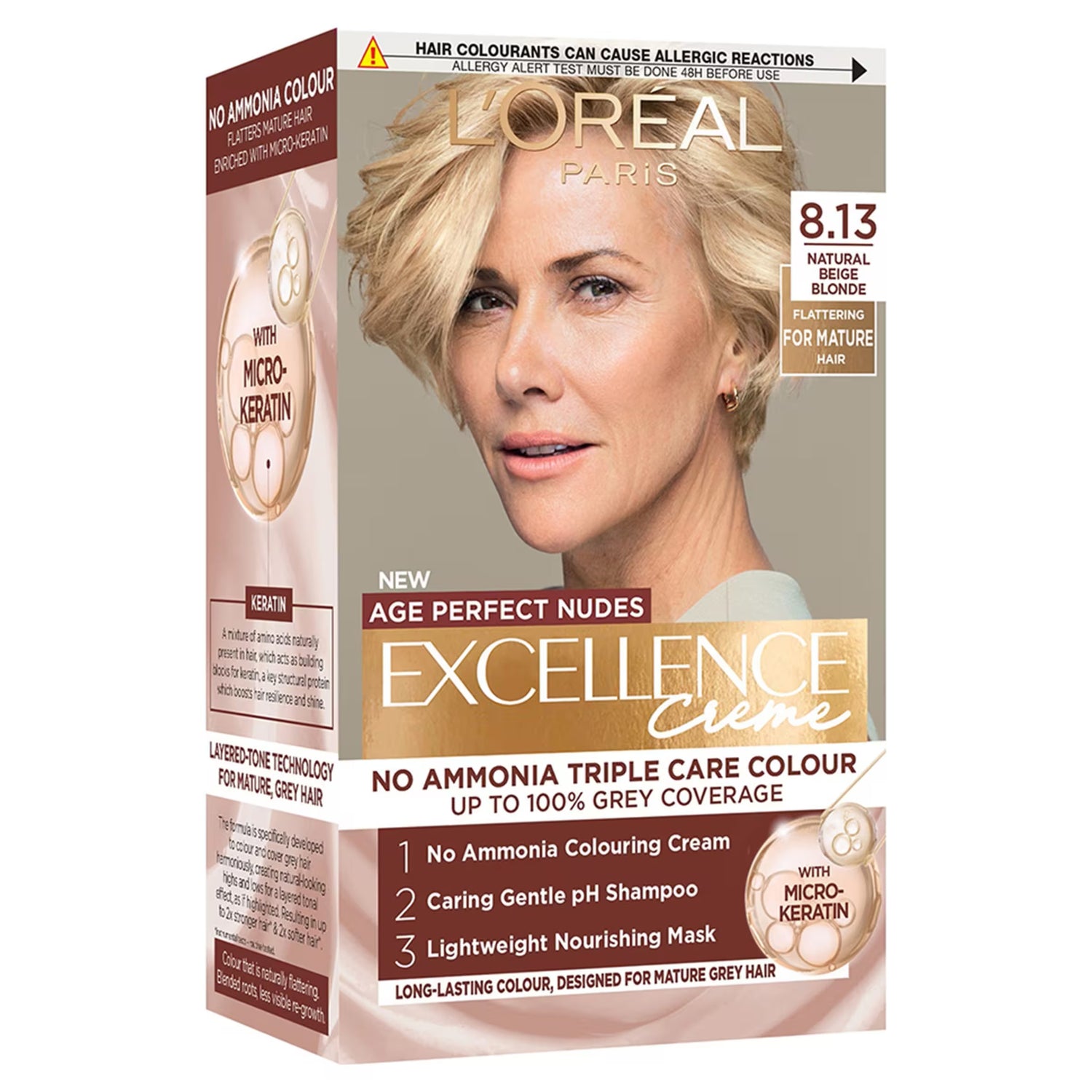 Loreal Age Perfect Nudes Excellence Creme Triple Care Colour