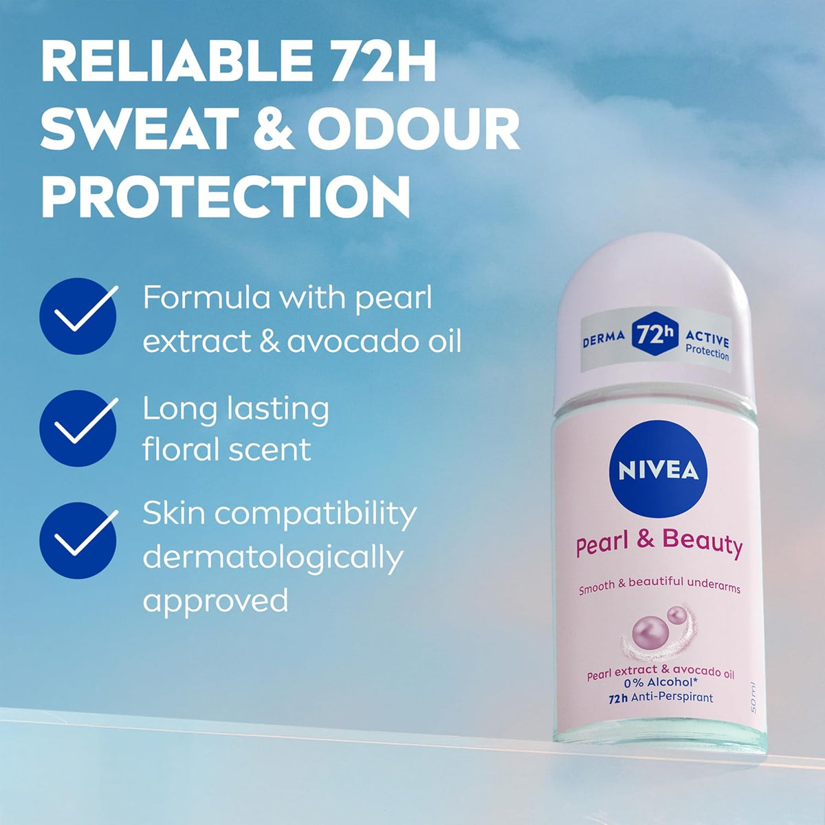 Nivea Pearl And Beauty Deodorant Roll On