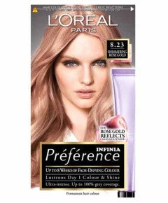 Preference Luminous Permanent Colour 8.23 Santorini Medium Rose Gold