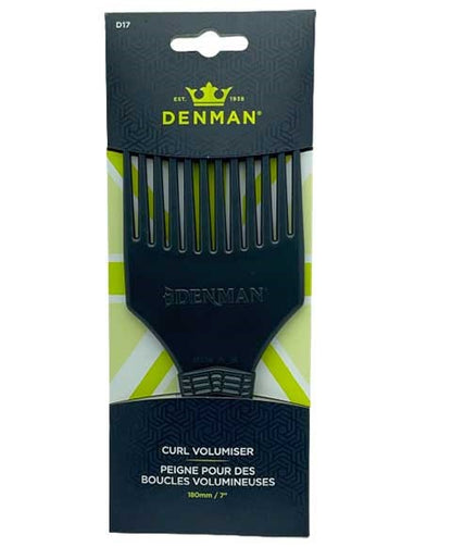 D17 Black Curl Tamer Detangling Comb