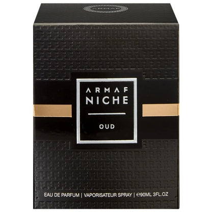 ARMAF Niche Oud Eau de Parfum for Men bottle and packaging