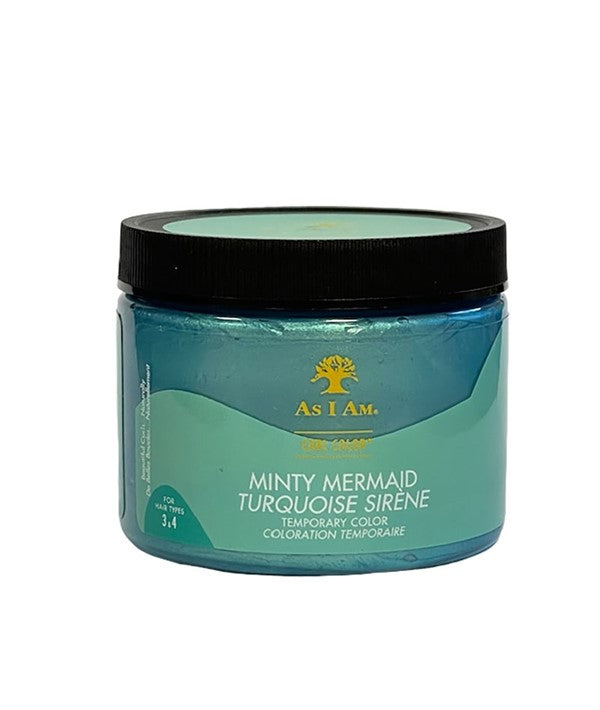 As I Am Temporary Curl Color Minty Mermaid