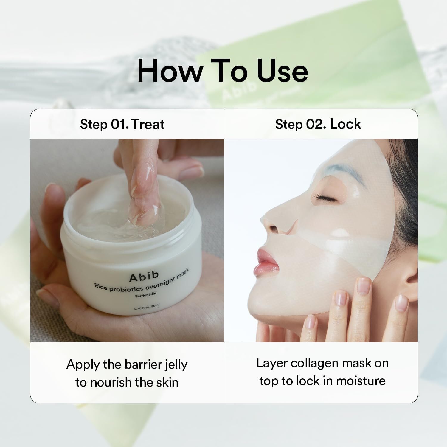 Abib  Collagen Heartleaf Jelly Gel Mask