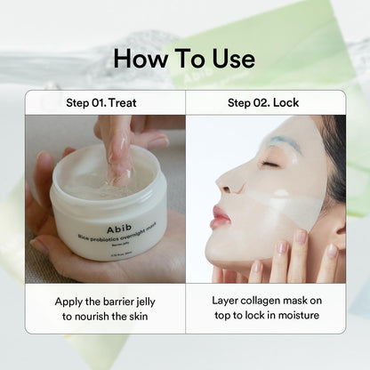 Abib  Collagen Heartleaf Jelly Gel Mask