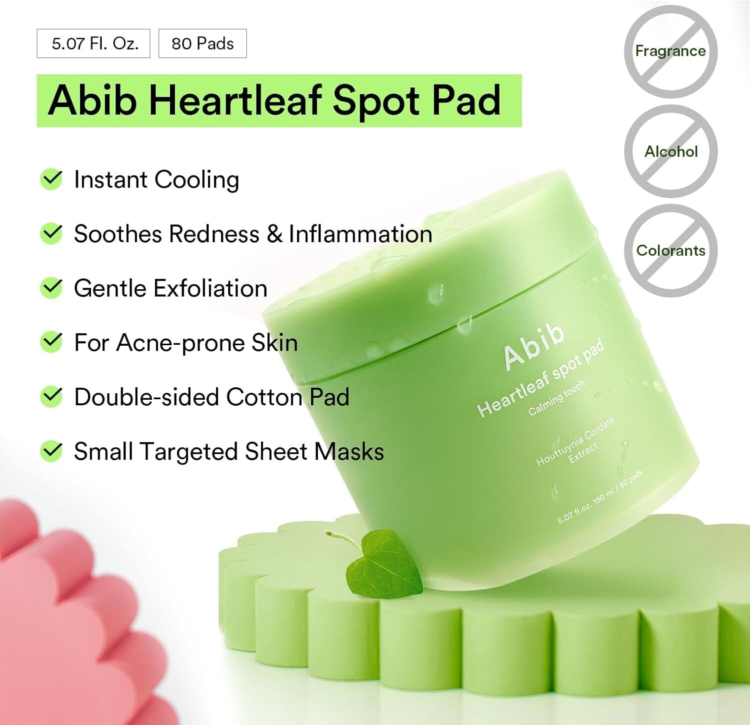 Abib Heartleaf Calming Touch Soothing Spot Pad