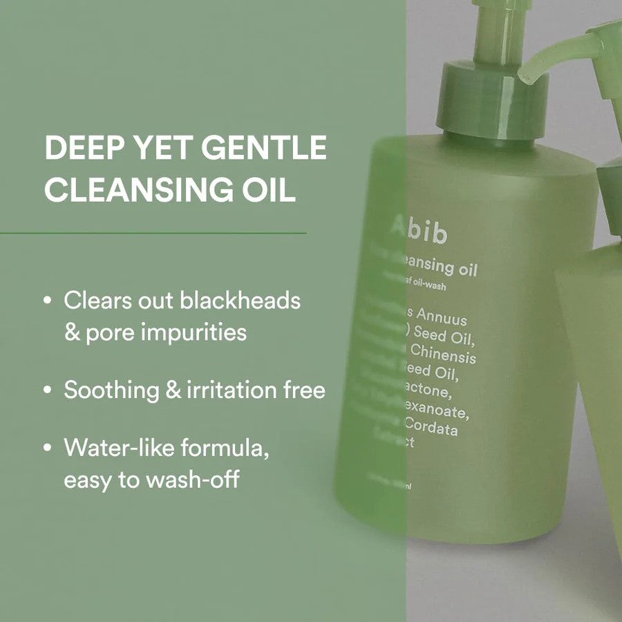 Abib Heartleaf Pore Cleansing Oil Wash