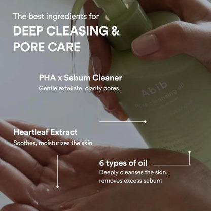 Abib Heartleaf Pore Cleansing Oil Wash