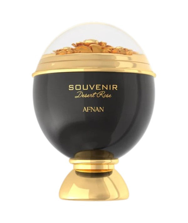 AFNAN Souvenir Desert Rose Eau De Parfume for Him, elegant bottle with desert rose scent and modern design.