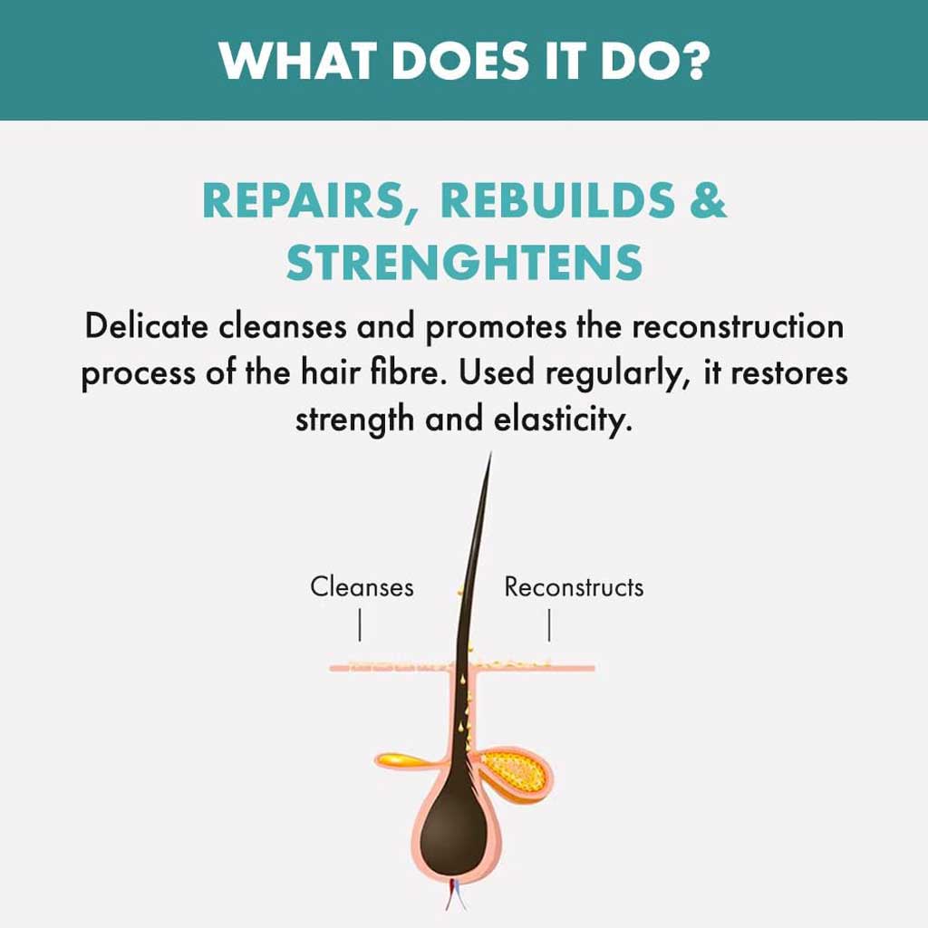 Semi Dilino Reconstruction Damaged Hair Reparative Low Shampoo