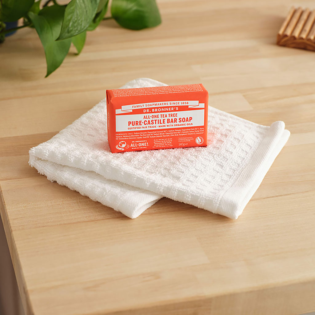 Dr Bronners All One Tea Tree Pure Castile Bar Soap