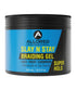 Allored Beauty Slay N Stay Braiding Gel Super Hold for hair styling, with a clear jar of gel and applicator brush.