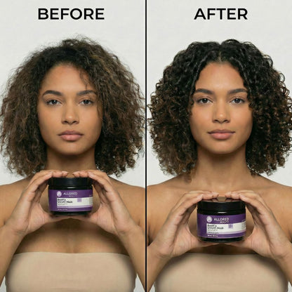 Allored Beauty Root Fix Growth Hair Treatment mask with Batana oil and rosemary, showing the jar and natural ingredients.