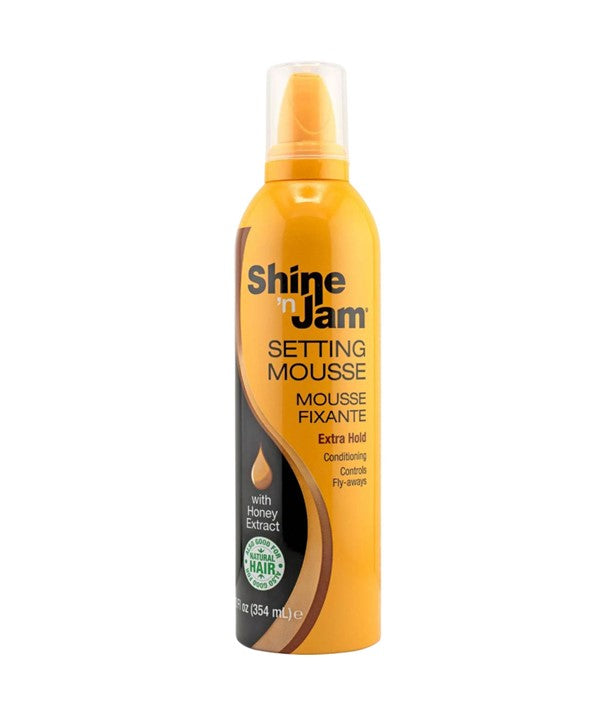 Ampro Shine N Jam Honey Extract Extra Hold Setting Mousse
