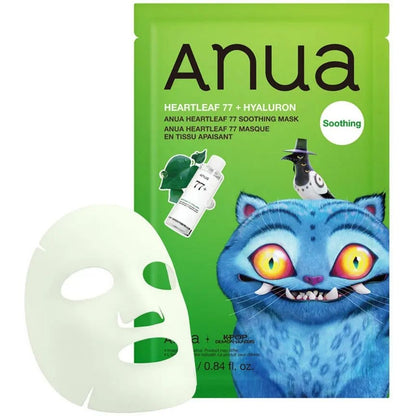 Anua Heartleaf 77 Plus Hyaluron Soothing Mask