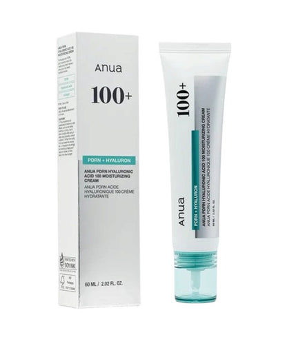 Anua PDRN Hyaluronic Acid 100 moisturizing cream jar for hydrated skin