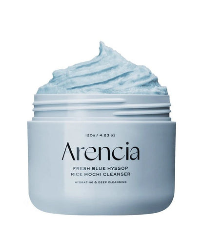 Arencia Fresh Blue Hyssop Rice Mochi Cleanser