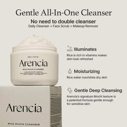 Arencia Rice Mucin Cleanser