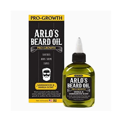Arlos  Pro Growth Beard Oil With Sandalwood And Vanilla Scent