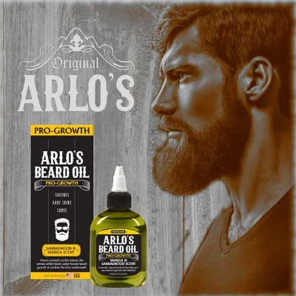 Arlos  Pro Growth Beard Oil With Sandalwood And Vanilla Scent