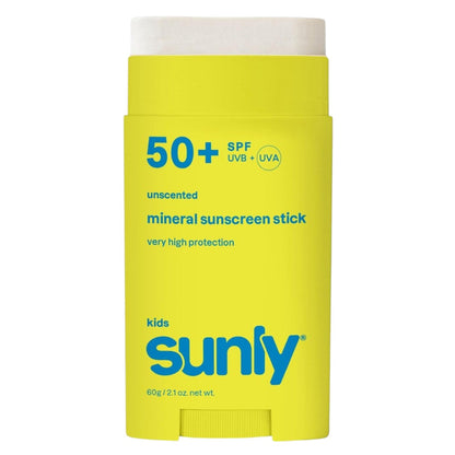 Attitude Sunly Kids Unscented Mineral Sunscreen Stick SPF50