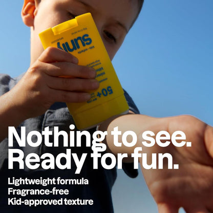 Attitude Sunly Kids Unscented Mineral Sunscreen Stick SPF50