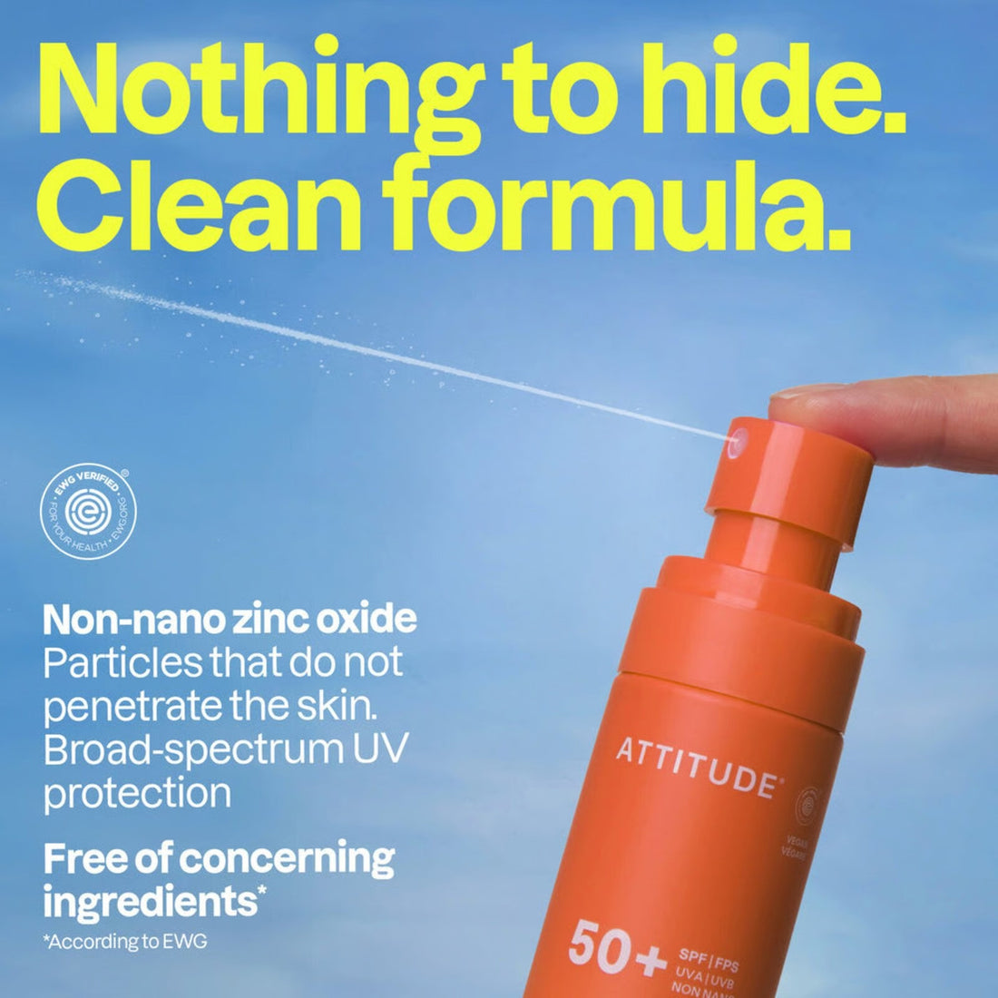 Attitude Sunly Tropical Coco Mineral Sunscreen Spray SPF50